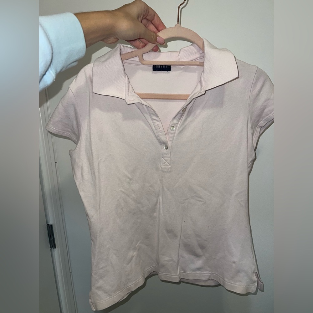 Pink Polo shirt